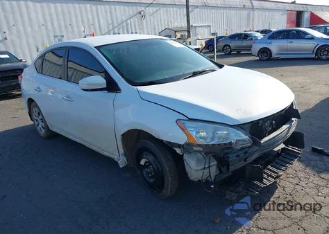 2014 Nissan Sentra S из США, поврежденный, VIN 3N1AB7AP8EY338216